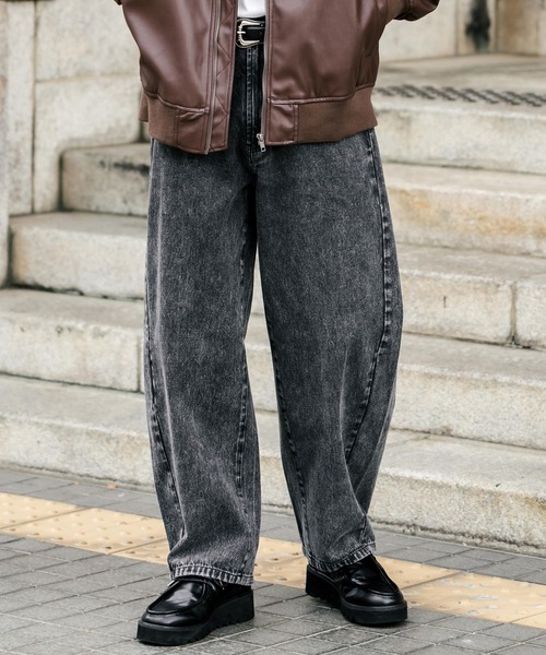 「Rocky Monroe」 デニムパンツ L ワンウォッシュ メンズ