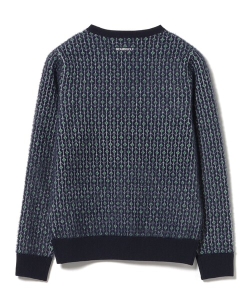 BEAMS GOLF（ビームス ゴルフ） ニット セーター PURPLE LABEL / 幾何