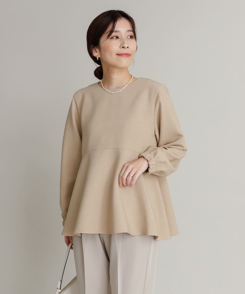 「URBAN RESEARCH DOORS」 長(zhǎng)袖チュニック MEDIUM ベージュ レディース