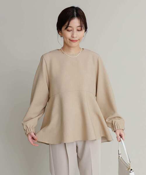 「URBAN RESEARCH DOORS」 長(zhǎng)袖チュニック MEDIUM ベージュ レディース