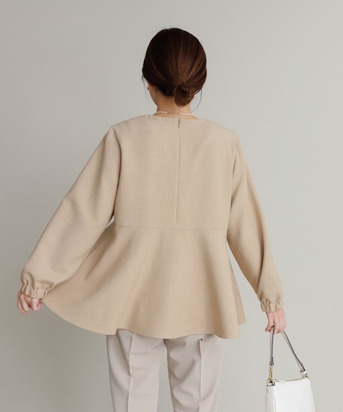 「URBAN RESEARCH DOORS」 長(zhǎng)袖チュニック MEDIUM ベージュ レディース