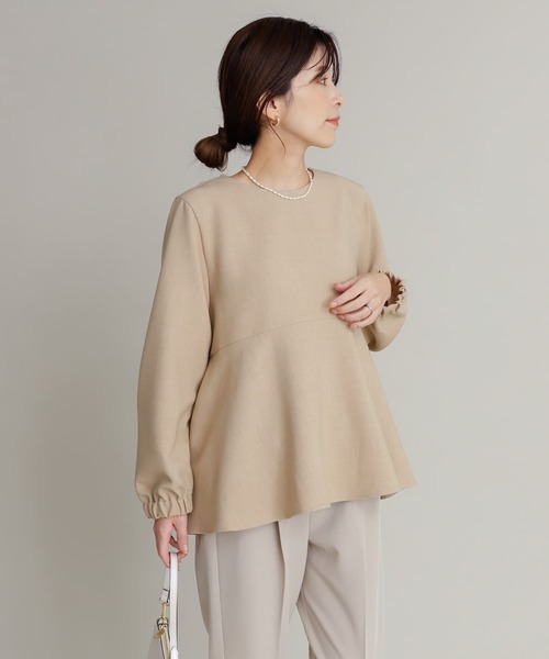「URBAN RESEARCH DOORS」 長(zhǎng)袖チュニック MEDIUM ベージュ レディース