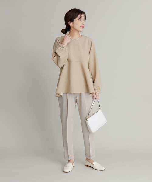 「URBAN RESEARCH DOORS」 長(zhǎng)袖チュニック MEDIUM ベージュ レディース