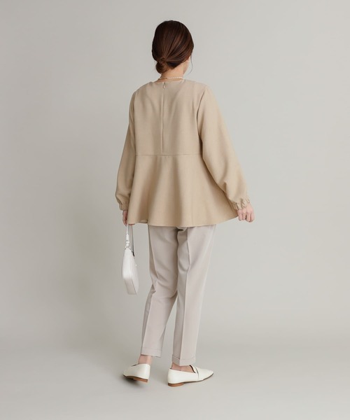 「URBAN RESEARCH DOORS」 長(zhǎng)袖チュニック MEDIUM ベージュ レディース
