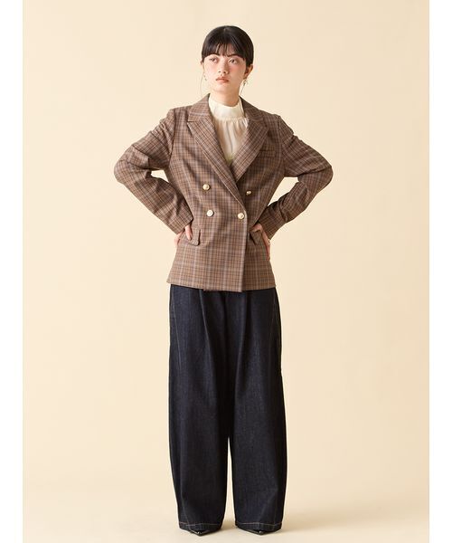 LILY BROWN（リリーブラウン） ブラウス シャツ オーガンザボウタイ