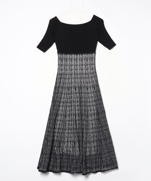 「MERCURYDUO」 ニットワンピース SMALL ブラック レディース_画像2