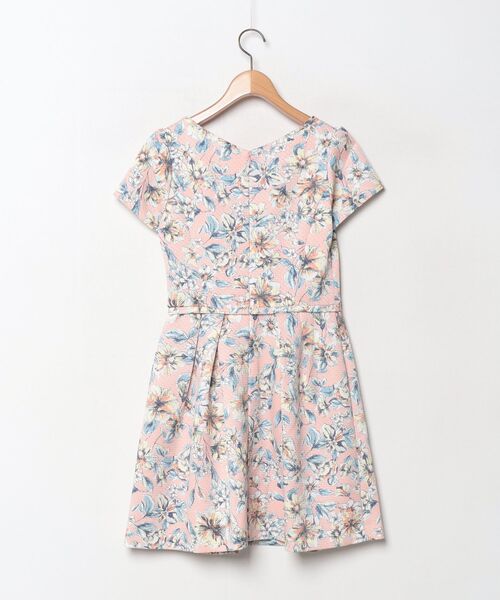 「LAISSE PASSE」 半袖ワンピース 36 ピンク レディース_画像2