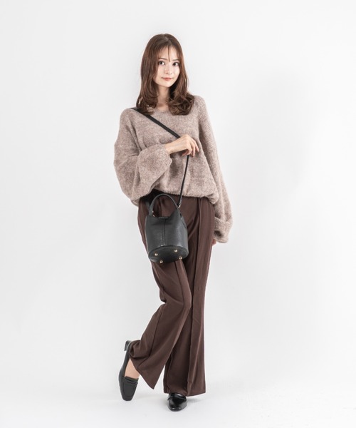 お値下げ☆新品未使用未開封☆ANDREA CARDONEバケツ型バッグ ハンドバッグ 「andrea cardone/アンドレアカルドネ」ワンハンドル