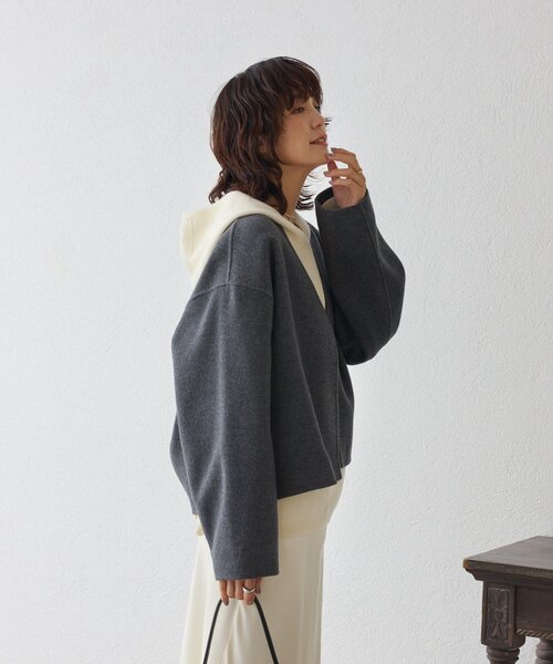 RIVE DROITE（リヴドロワ） コート アウター 「上品見え」ウールリバー