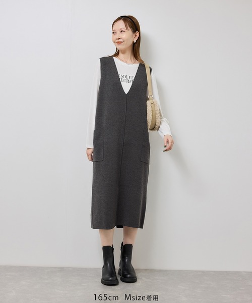 ROPE' PICNIC（ロペ ピクニック） ジャンパースカート ニット