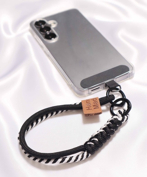 M2SUQARED/エムツースクエア」カラーブレイド スマホハンドストラップ