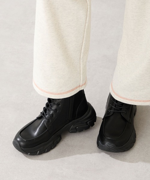 オリエンタルトラフィック（ORiental TRaffic）/【25秋冬新作】スニーカーソール編み上げブーツ/51405 ORiental TRaffic（オリエンタルトラフィック） ブーツ 2025秋冬新作
