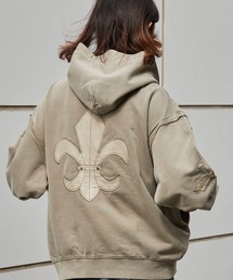 SUPPLIER（サプライヤー） パーカー Fleur Leather Patch hoodie