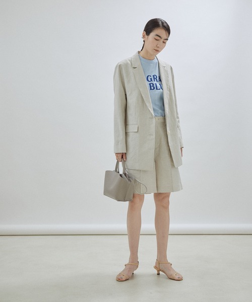 「SALON adam et rope'」 テーラードジャケット M ベージュ レディース_画像2