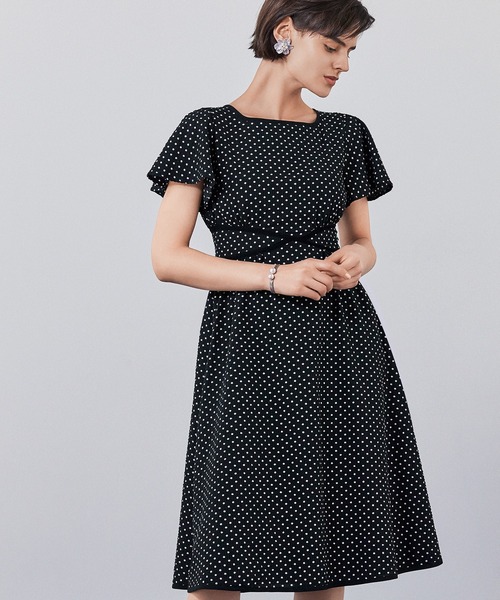 「STRAWBERRY-FIELDS」 半袖ワンピース 2 ホワイト レディース_画像2