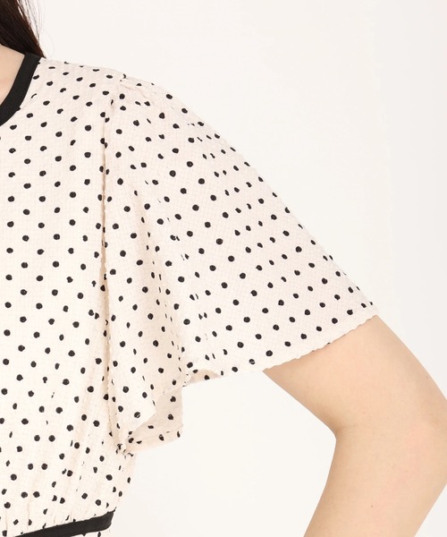 「STRAWBERRY-FIELDS」 半袖ワンピース 2 ホワイト レディース_画像7