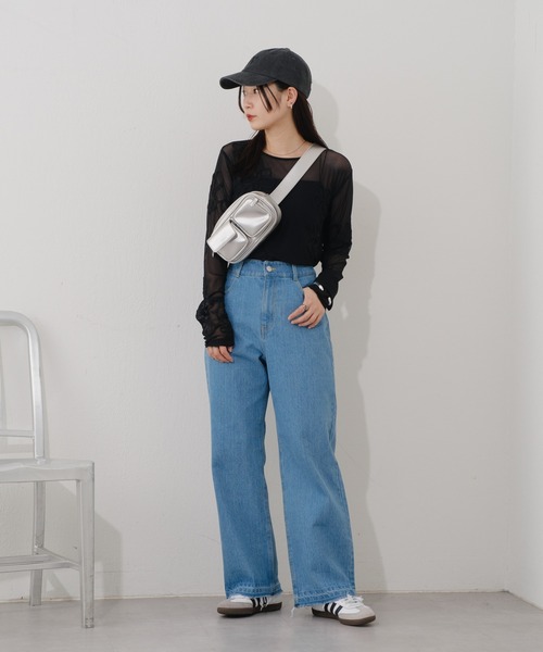 「Kastane」 デニムパンツ 0 ブルー系その他 レディース_画像3