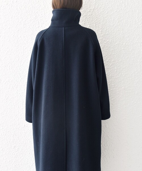 SHIPS any コート アウター any: PURE WOOL スタンド ＆ ビッグカラー