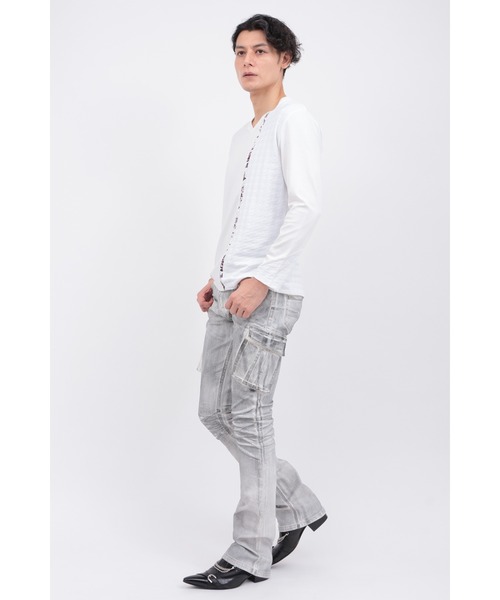 トルネードマート（TORNADO MART）/ＴＯＲＮＡＤＯ ＭＡＲＴ∴コンビネーションラインキリカエナガソデカットソー TORNADO MART（トルネードマート） tシャツ コンビネーションライン