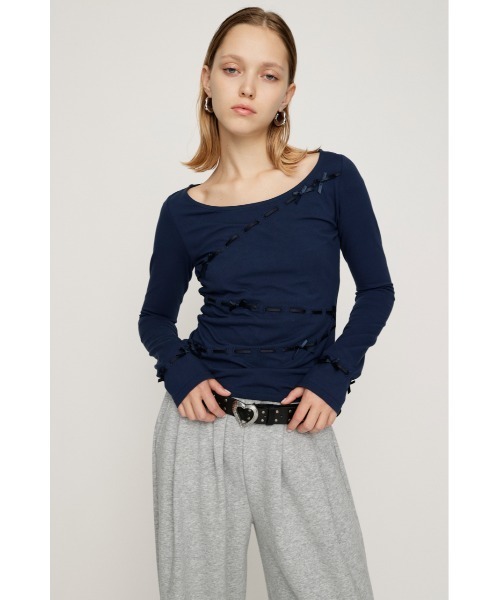 SLY（スライ） tシャツ SWITCHING CUT TOPS スウィッチング カット