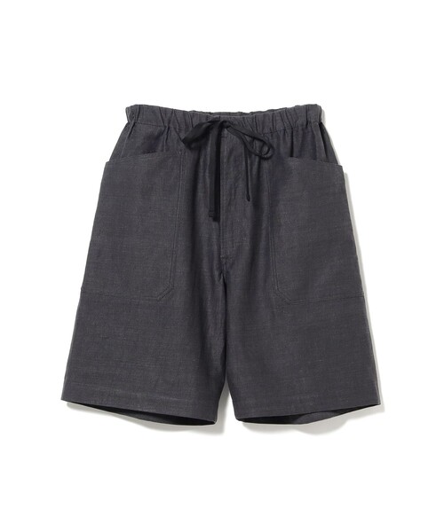 パンツ *A VONTADE / リネンコットン ミリタリー ヘリンボーン ショーツ メンズの画像