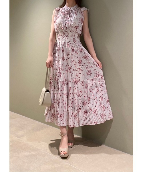 SNIDEL（スナイデル） ノースリーブワンピース 2 ホワイト レディース