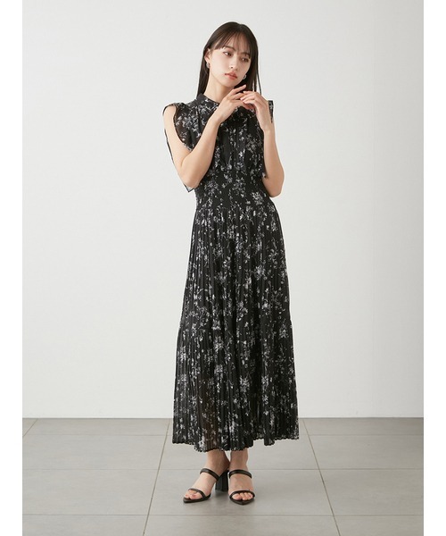 SNIDEL ノースリーブワンピース SNIDEL（スナイデル） ノースリーブワンピース 0 ブラック レディース