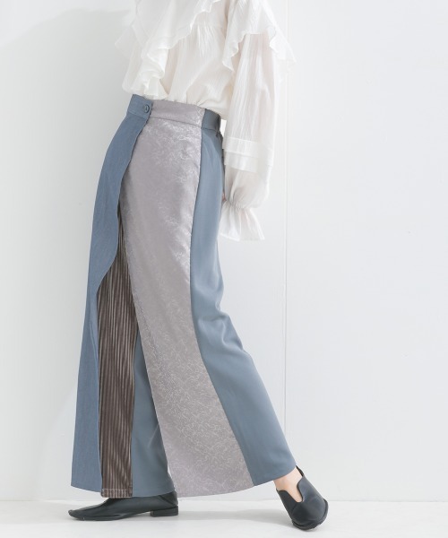 「terrace」 パンツ MEDIUM ネイビー レディース_画像7