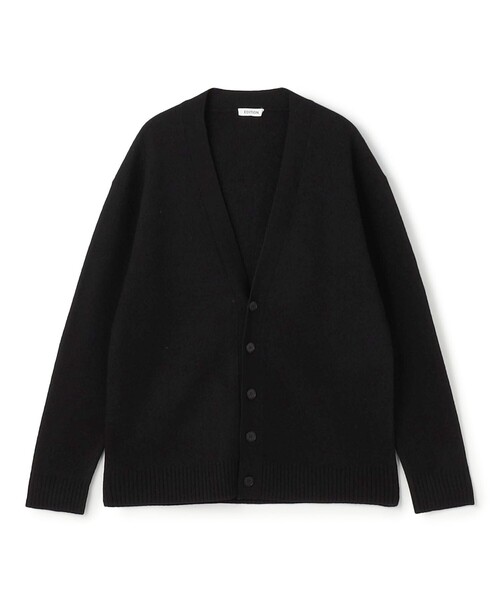 Edition（エディション） カーディガン スラブ縮絨 Vネック