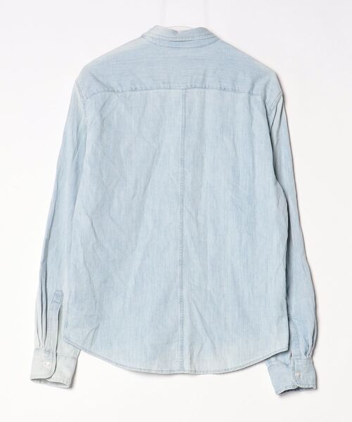 「Frank&Eileen」 長袖シャツ S ブルー メンズ_画像2