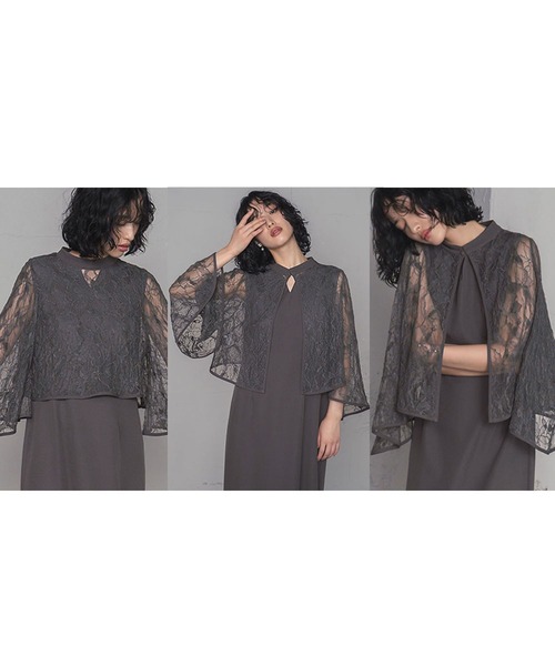 「GIRL」 ノースリーブワンピース L ネイビー レディース_画像2