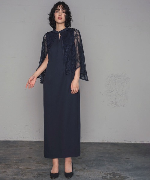 「GIRL」 ノースリーブワンピース L ネイビー レディース_画像6