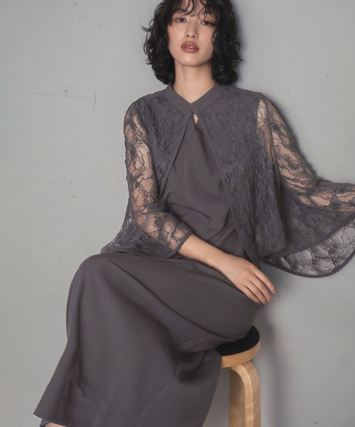 「GIRL」 ノースリーブワンピース L ネイビー レディース_画像9