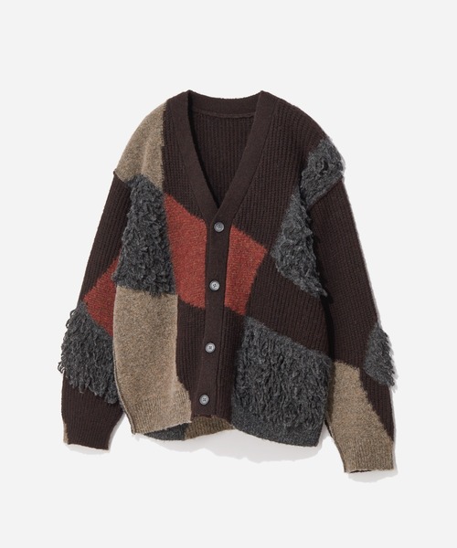 HARE（ハレ） カーディガン キリカエハイショクループカーディガン