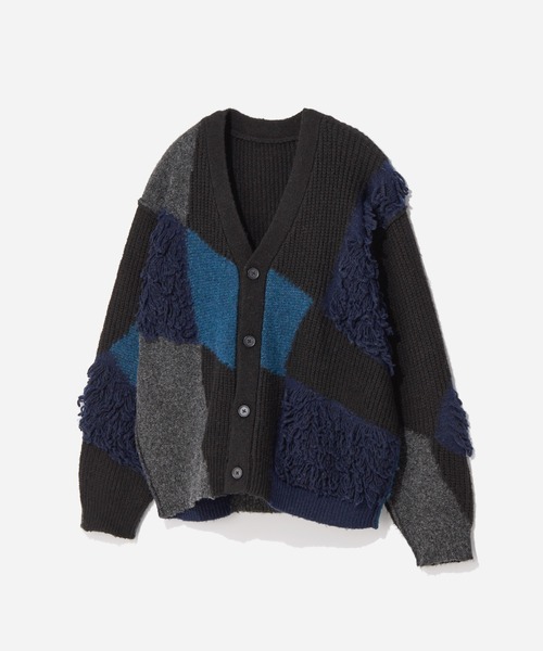 HARE（ハレ） カーディガン キリカエハイショクループカーディガン