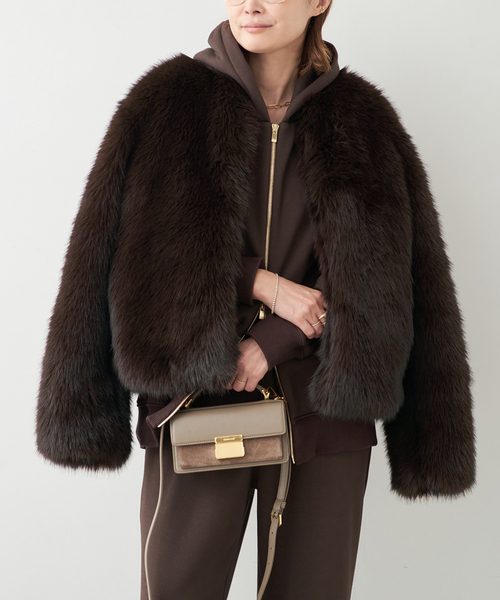 Deuxieme Classe（ドゥーズィエムクラス） コート アウター *Anna Fur