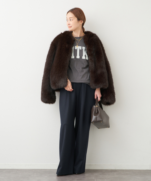 Deuxieme Classe（ドゥーズィエムクラス） コート アウター *Anna Fur