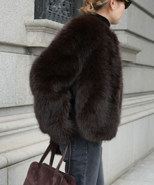 Deuxieme Classe（ドゥーズィエムクラス） コート アウター *Anna Fur