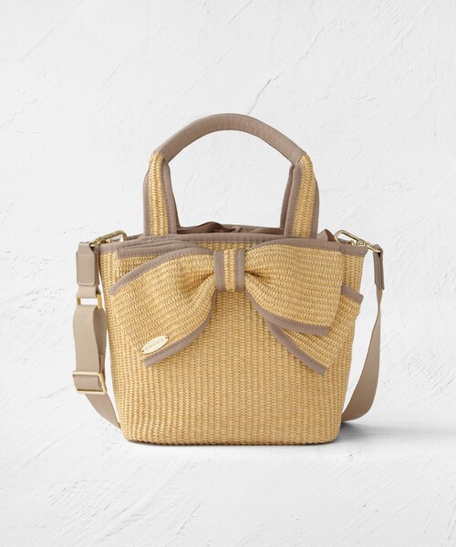 TOCCA（トッカ） かごバッグ カゴバッグ BIG RIBBON SUMMER POCHETTE