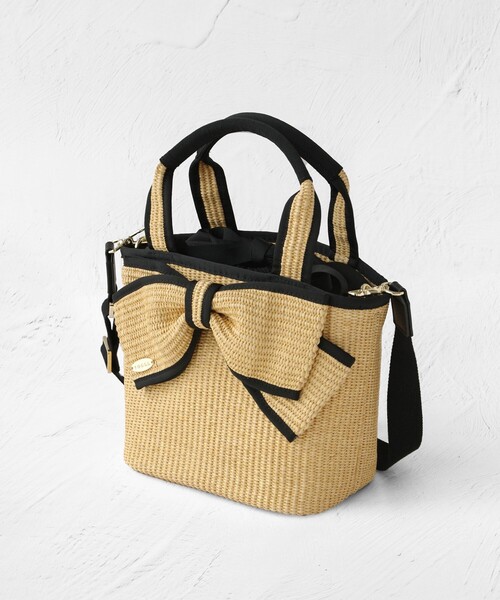 TOCCA（トッカ） かごバッグ カゴバッグ BIG RIBBON SUMMER POCHETTE