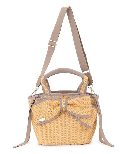 TOCCA（トッカ） かごバッグ カゴバッグ BIG RIBBON SUMMER POCHETTE