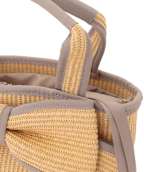 TOCCA（トッカ） かごバッグ カゴバッグ BIG RIBBON SUMMER POCHETTE