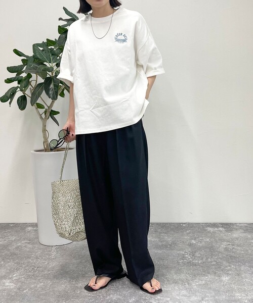 「fredy emue」 半袖Tシャツ 38 ベージュ レディース_画像2