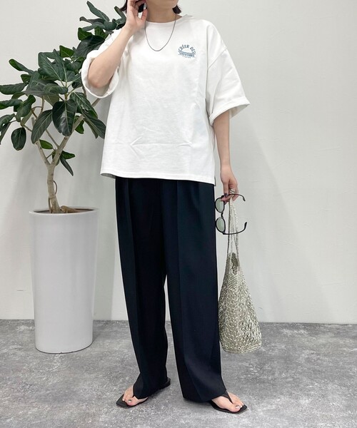 「fredy emue」 半袖Tシャツ 38 ベージュ レディース_画像6