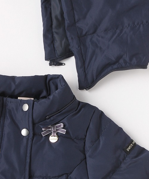 「petit main」 「KIDS」ダウンコート 100cm ベージュ キッズ_画像7