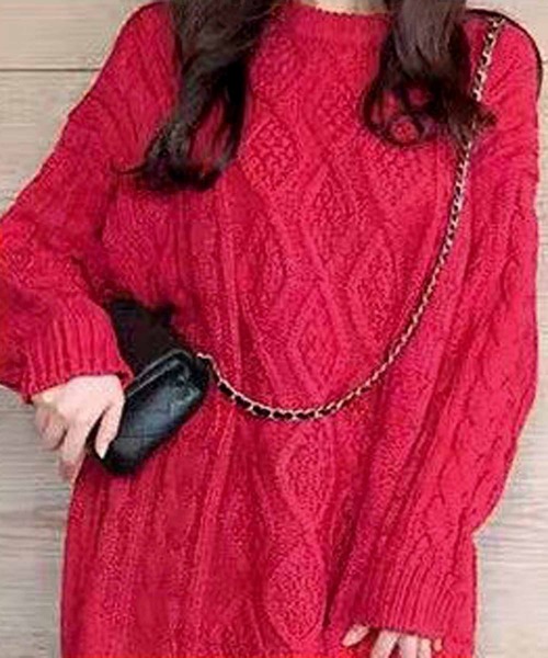 「NANEA」 長袖ニット フリー グレー レディース_画像5