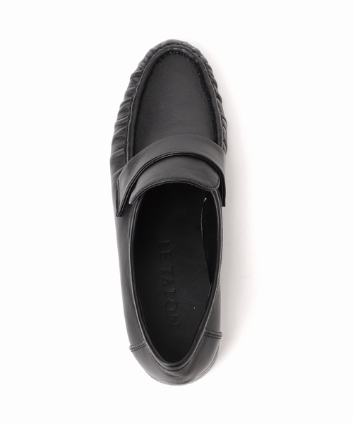 LE TALON（ル タロン） ローファー レザーギャザーローファー