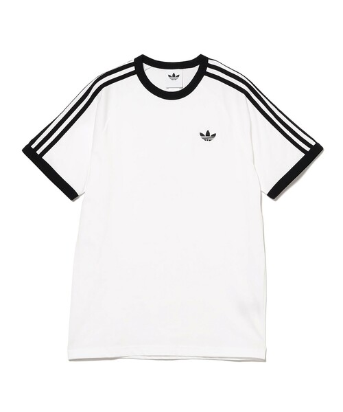 ⑫ ＊adidas＊スリーラインTシャツ　ホワイト、ブラック　2点 adidas（アディダス） tシャツ adidas / スリーストライプ Tシャツ