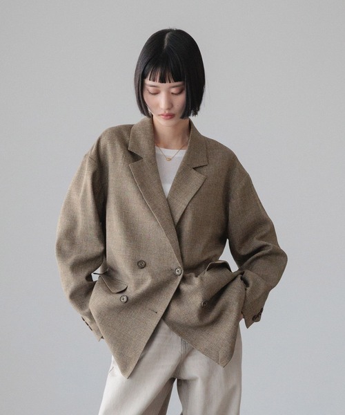 ローリーズファーム　メランジツイルジャケット　Ｆ　セレモニー LOWRYS FARM｜メランジツイルジャケット | Rakuten Fashion(楽天