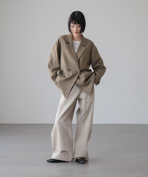 ローリーズファーム　メランジツイルジャケット　Ｆ　セレモニー LOWRYS FARM｜メランジツイルジャケット | Rakuten Fashion(楽天